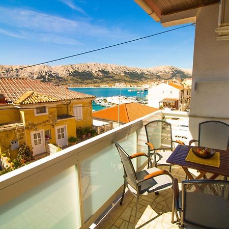 Apartment Mario With Terrace And Sea View Башка Экстерьер фото