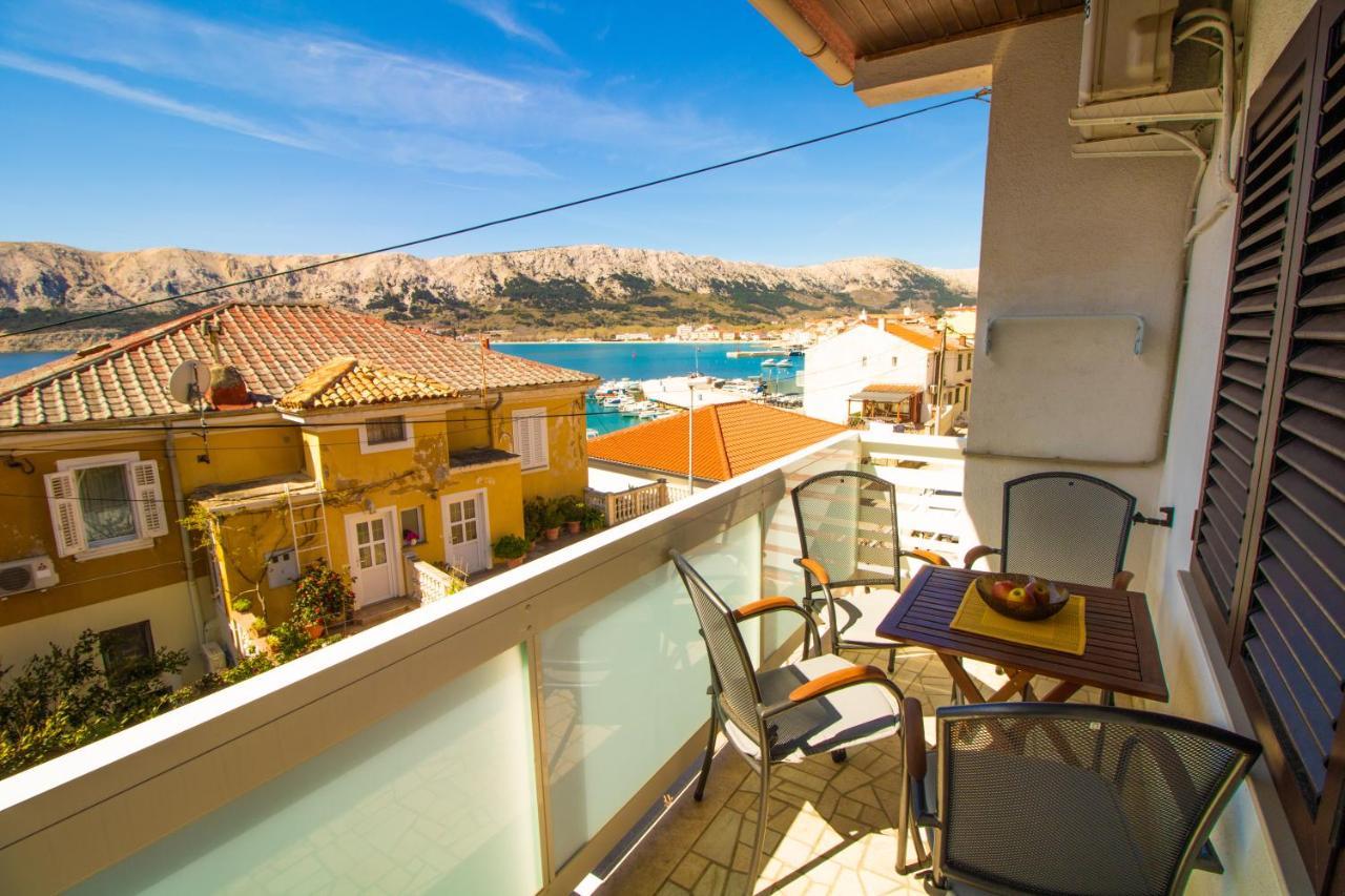 Apartment Mario With Terrace And Sea View Башка Экстерьер фото