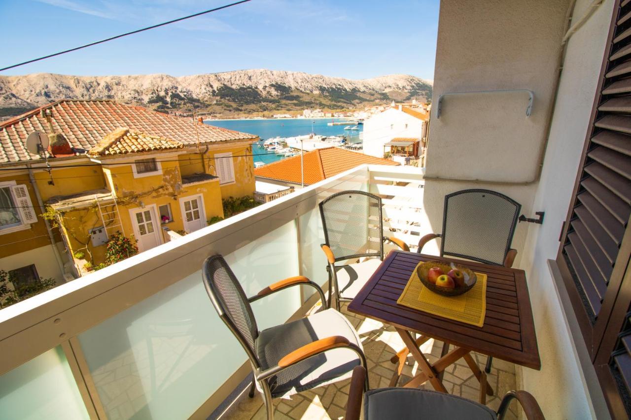 Apartment Mario With Terrace And Sea View Башка Экстерьер фото